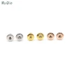 Wuqie Silver 925 Jewelry Findings Bullet Style Earrings Back Stopper for Jewelry Making Accessories