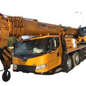 XCMG used QY50K 50 ton full hydraulic truck crane with five booms