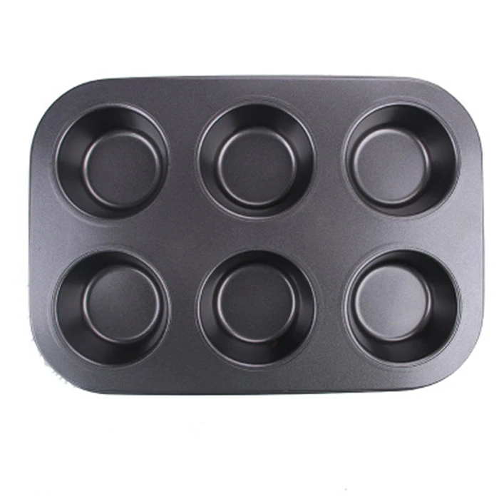 YJCB Classic Nonstick Bakeware 6-Cup Muffin Pan Tray