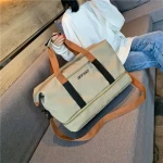 YM Hot Selling Men Bag Travel Messenger Bag Horizontal Version Cover Simple Shoulder Crossbody Sport Bag Printed Logo