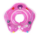 Yoogan baby swimming ring safety inflation thickened adjustable newborn anti backward air pump