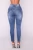 Import Young girl stretchy destroyed jeans hot pant denim ripped jeans women from China