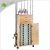 Import YumuQ Solid Wooden 18 Pieces Fishing Rod Storage Display Rack, Fishing Tackle Storage Cabinet with Rolling Wheels from China