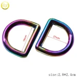 Zinc alloy shoes accessory D buckle metal anti-oxidation bags d ring parts/handbag adjustable buckle