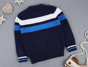 zm10984a wholesale childrens boutique clothing stripe o neck baby boys woolen sweaters design 2016 baby clothes