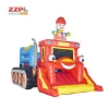 ZZPL cheap truck inflatable bouncer for kids, commerical inflatable bouncy castle for sale
