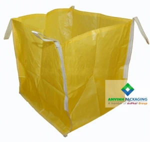1 ton bag Tubular PP jumbo bag for packing cereal,sand,FIBC fertilizer bag