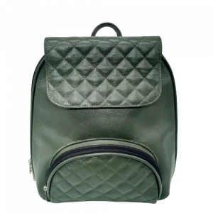 High Quality Custom Leather Black Backpack