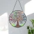 Import Stained glass window hanging Tree of Life Stained glass Sun Catcher with metal chain stained glass decoration from China