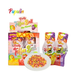 Custom Mini Sour Strawberry Chewy Jelly Candy Halal Soft Fruit Chews