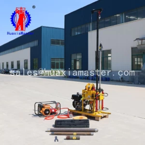 Hot sale YQZ-50B hydraulic core drilling rig/50m depth portable sample rig/borehole drilling machine high quality