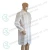 Import White SMS Disposable Labcoat with Single Shirt Collar from China