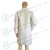 Import White SMS Disposable Labcoat with Single Shirt Collar from China