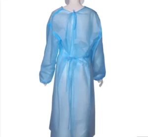 Disposable Protecting Clothing Suit Coveralls AAMI Level 2/3 Isolation Gown for Hospital/Clinics