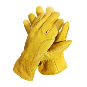 High quality fashion cleaning items reusable work protection leather gloves