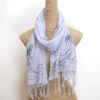 emb viscose acrylic mix long scarf