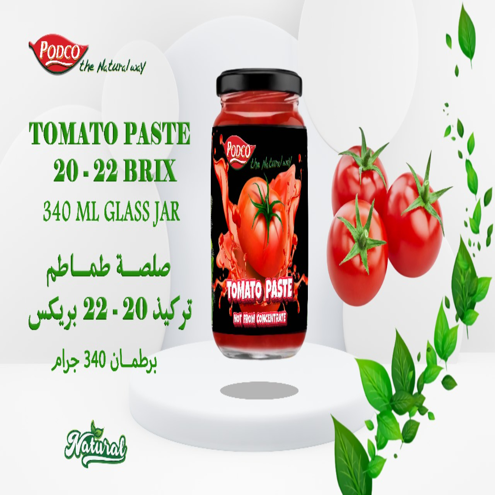 Buy Tomato Paste 340 G Jar 22 from Podco Australia, Egypt