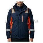 High-Visibility Hooded Executive Work Jacket