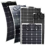 Wholesale OEM ETFE Sunpower Flexible Solar Panels 100W 200W 300W 400W