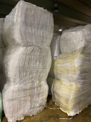 PP fabric / raffia bales white and mix colour