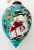 Import Inside Hand painted glass Christmas ball Christmas baubles from China