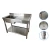 Import Shandong Commercial Catering Equipment Stainless Steel Kitchen Washing Sink from China