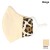 Import Half Leopard Print Face Shape Triple Layer Reusable/Washable/Breathable Cotton Facemask with SMMS Filter Brisas MK76 from India