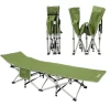 Customized Color Outdoor Folding Bed With Side Bag