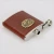 Import brown leather pocket drinking flask for whisakey,liquor,alcohol from China