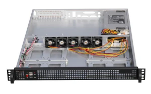 1U550 Server Chassis 4 standard 3.5" HDD or 8 x 2.5" HDD/SSD.