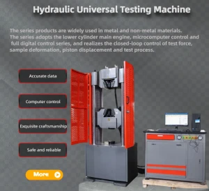 Steel wire Hydraulic 30Ton WEW-300B Computer Display Hydraulic Universal Tensile Bending Strength Test Machine Factory