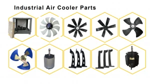 Moly industrial air cooler spare parts list inside