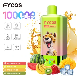 Fycos 100k puffs disposable vape electronic vape puff bar