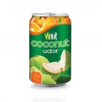 330ml VINUT Canned Coconut Sparkling Water with Orange Flavour