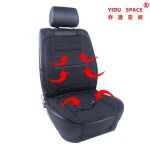 Car Decoration Car Interiorcar Accessory Universal 12V Black Heating Cushion Pad Winter Auto Heated Car Seat Cover