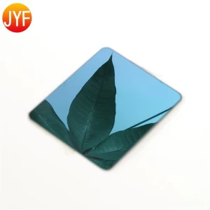 Luxury Good Quality Of 304 316L Natural Sapphire blue Mirror Stainless Steel Sheet Metal Fabrication