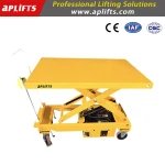 1000kgs Single Scissor Electric Table Truck Forklift