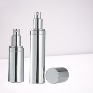 Aluminum Airless Pump Bottle Skincare Packaging 30ml 50m Aluminum Refillable Airless Bottle With Replaceable Bottle
