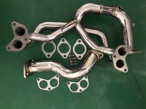 Auto parts stainless steel exhaust manifold pipe header producer