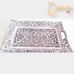 Wood decor trays, trays wood | ARTASHI India