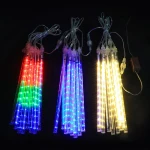 Meteor Shower Rain Led Falling Rain Fairy String Lights Tree Wedding Holiday Party Patio Decoration Lights