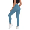 Women Cross High Waist Flare Yoga Pants with Phone Pocket Soft Stretchy Tummy Control Workout Sports Trousers