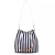 Import Fashion Women's Bag Canvas Bucket Bag Striped Shoulder Bag from China