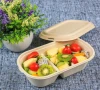 China Hot selling disposable lunch salad hot dog clamshell take away box