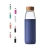 Import 500ML BPA-Free  Dishwasher Safe Borosilicate Glass Water Bottle with Protective Silicone Sleeve and Bamboo Lid from China