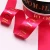 Import 1 inch Custom Ribbon Gold Foil Logo Printed Black Polyester Satin Ribbon Grosgrain Ribbon from China