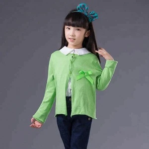 100% Cotton High Quality Kids Sweater Cardigans Sweater For Girls