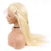 100% Raw Virgin Cuticle Aligned Brazilian  613 hair, Blonde Transparent Lace Front Wigs, Full lace wigs for black women