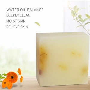 100g Calendula Plant Essential Oil Cleansing Soap can be customized label