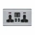 Import 10A Light Control Switch, 1 Gang Large Panel Switch Three Pin Socket from China